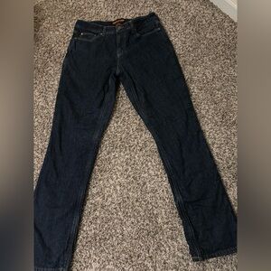 Realtree Black Plaid and Denim Pants